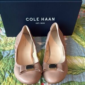 Cole Haan Women's Tan Ballet Flats